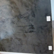 Cozinha com pintura moderna